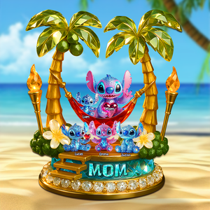 Little Monster Mom Plaque - Personalized Gifts For Mom 03ohpu180425-Homacus