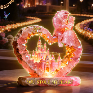 Fairy Tales Couple Acrylic Light Box - Personalized Gifts For Couple 03ohta311225