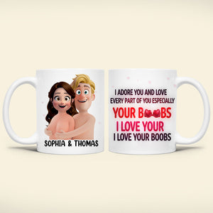 Naughty Coffee Mug - Personalized Gifts For Couple 04OHDT011225