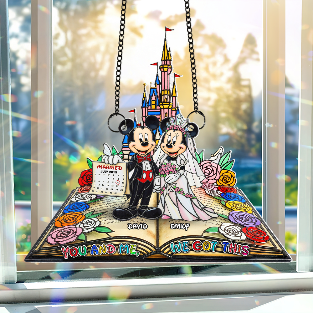 Couple suncatcher  - Personalized Gifts For Married Couple 01OHPU140725
