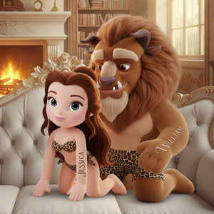 Leopard Style Couple Pillow - Personalized Gifts For Couple 08PGLU281125