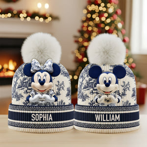 Cute Characters Bobble Beanie Hat - Personalized Christmas Gift 01PGLU201025