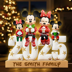 Sweet Family Christmas Light Box Personalized Gifts For Family 06PGDT041125