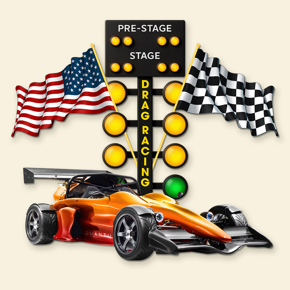 Drag Racing Metal Sign - Custom Photo Christmas Gifts For Racing Lovers 03naqn280725