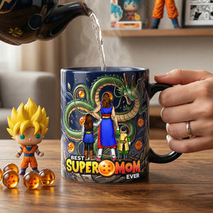 Legend Warrior Mom And Kids Magic Ceramic Coffee Mug - Personalized Gifts For Mother's Day Magic Mug 03NATN070426