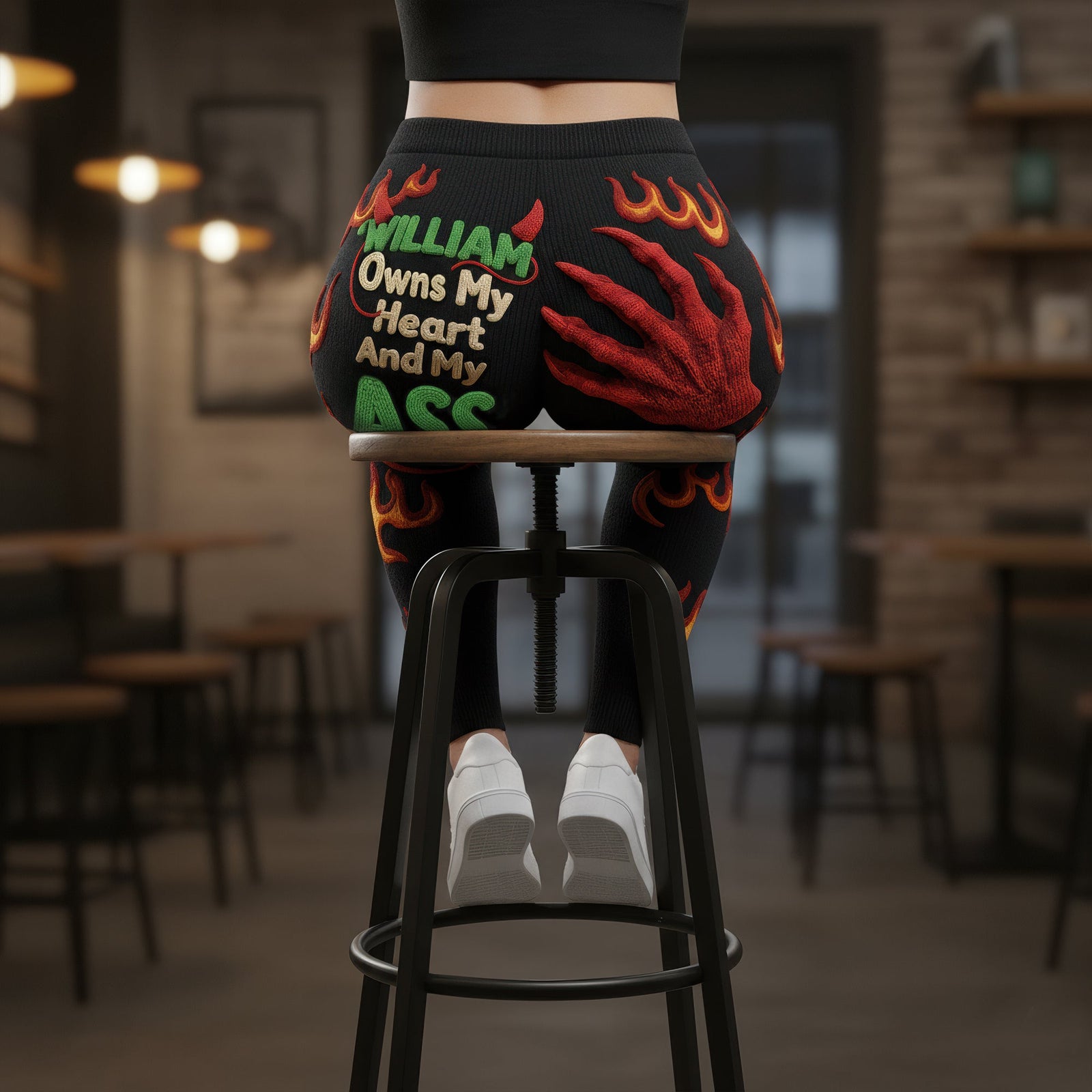 Naughty Couple Leggings - Personalized Gifts For Her 03naqn041225