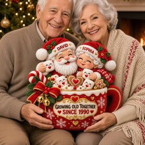 Growing Old Together Pillow - Personalized Christmas Gifts For Couple 04totn211026