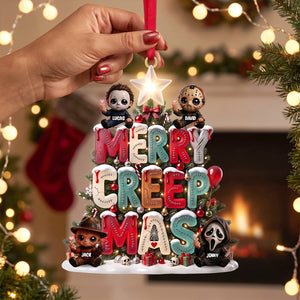 Spooky Kids Merry Creepmass Ornament - Personalized Gift For Christmas Ornament 02PATN150926