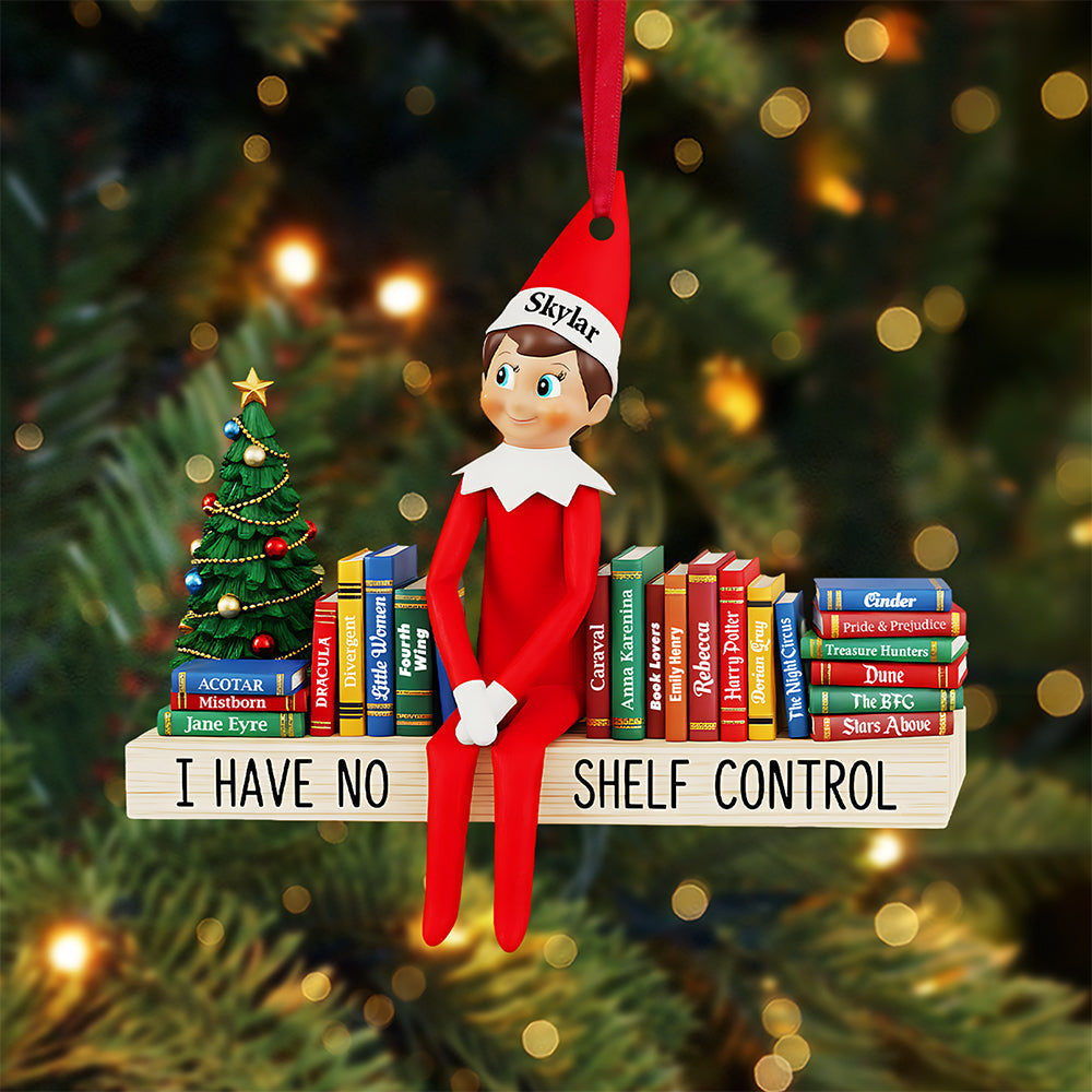 Funny Book Christmas Ornament, Personalized Gifts For Book Lovers 04qhta290825