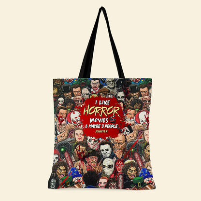 Halloween Horror Characters Tote Bag Personalized Gifts For Movie Fans 02HUDT200825