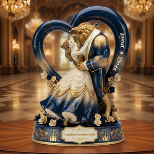 Romantic Couple Acrylic Plaque - Personalized Gifts For Couples 04kidt091225