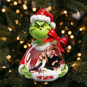 Personalized Gifts For Christmas, Family Custom Photo Acrylic Ornament 06pglu251025-Homacus