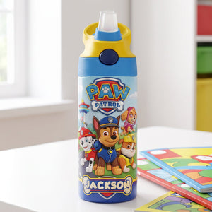 Rescue The World Adventure 12oz Colorful Kid Tumbler - Personalized Gifts For Kids 08tyqn290726
