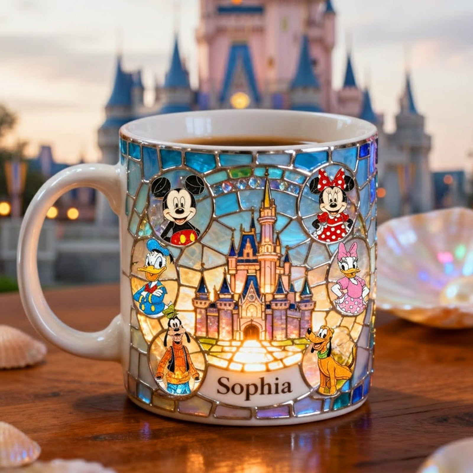 Personalized Enchanted Castle Coffee Mug 01HYTN070126