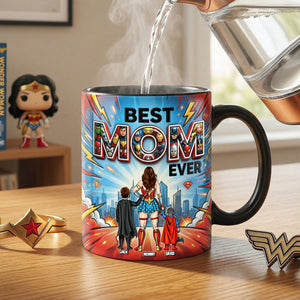 Mom Boss Energy Magic Ceramic Coffee Mug - Personalized Gifts For Mom 04NATN100426