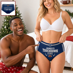 His Touchdown Zone, Naughty Sport Women's Brief - Personalized Gifts For Her 03naqn231026