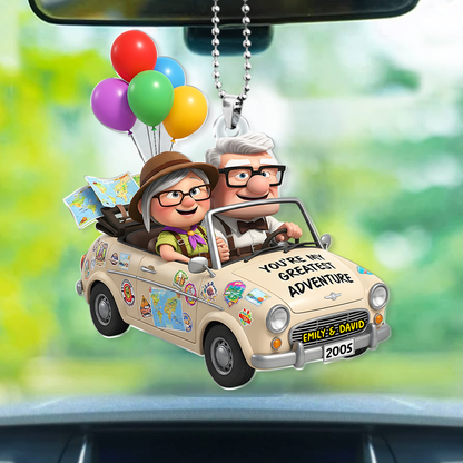 Couple Car Ornament - Personalized Gifts For Couple 04PGPU150725