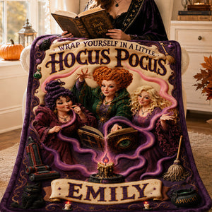 Witch Lover Blanket - Personalized Gifts For Halloween Blanket 02HADT140826