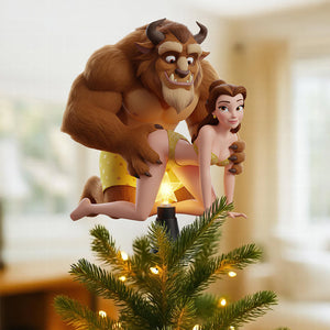 Funny Fairy Tale Tree Topper Personalized Gifts For Couple 03TGDT181125