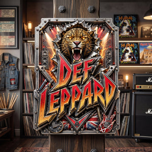Def Leppard Metal Sign - Personalized Gifts For Rock Lovers 03natn130726