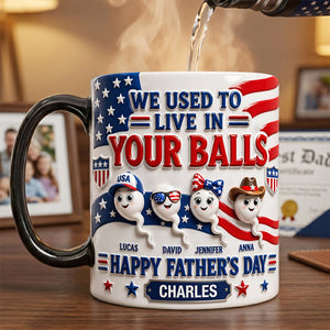 USA Sperm Dad Magic Mug - Personalized Gifts For Father's Day Magic Mug 03TYTA290426