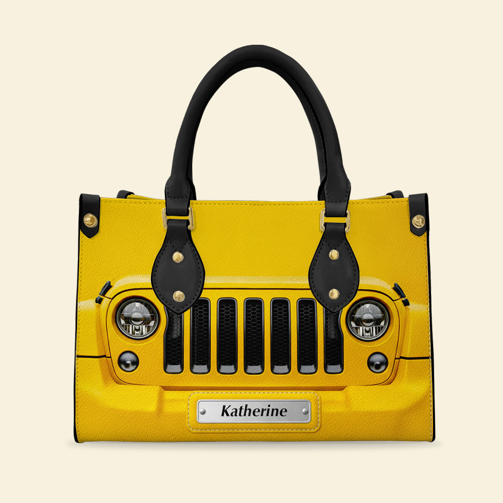 Holiday Offroad Spirit Leather Bag – Personalized Christmas Gift For Trail Lovers 02OHDT240625