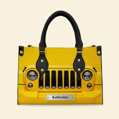 Holiday Offroad Spirit Leather Bag – Personalized Christmas Gift For Trail Lovers 02OHDT240625