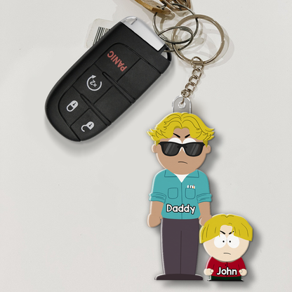 Dad Keychain - Personalized Gifts For Dad 03QHHU160525HG