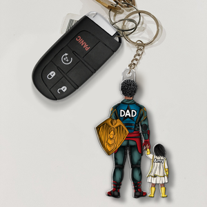 Super Dad Keychain - Personalized Gifts For Dad 06qhhu160525hg - Keychains - GoDuckee
