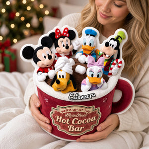 Dipping In Hot Cocoa Custom Shape Pillow - Personalized Gifts 01QHDH271026
