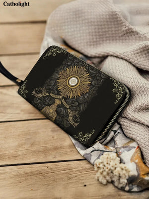 Catholight  The Corpus Christi Elegance Leather Wallet Purse