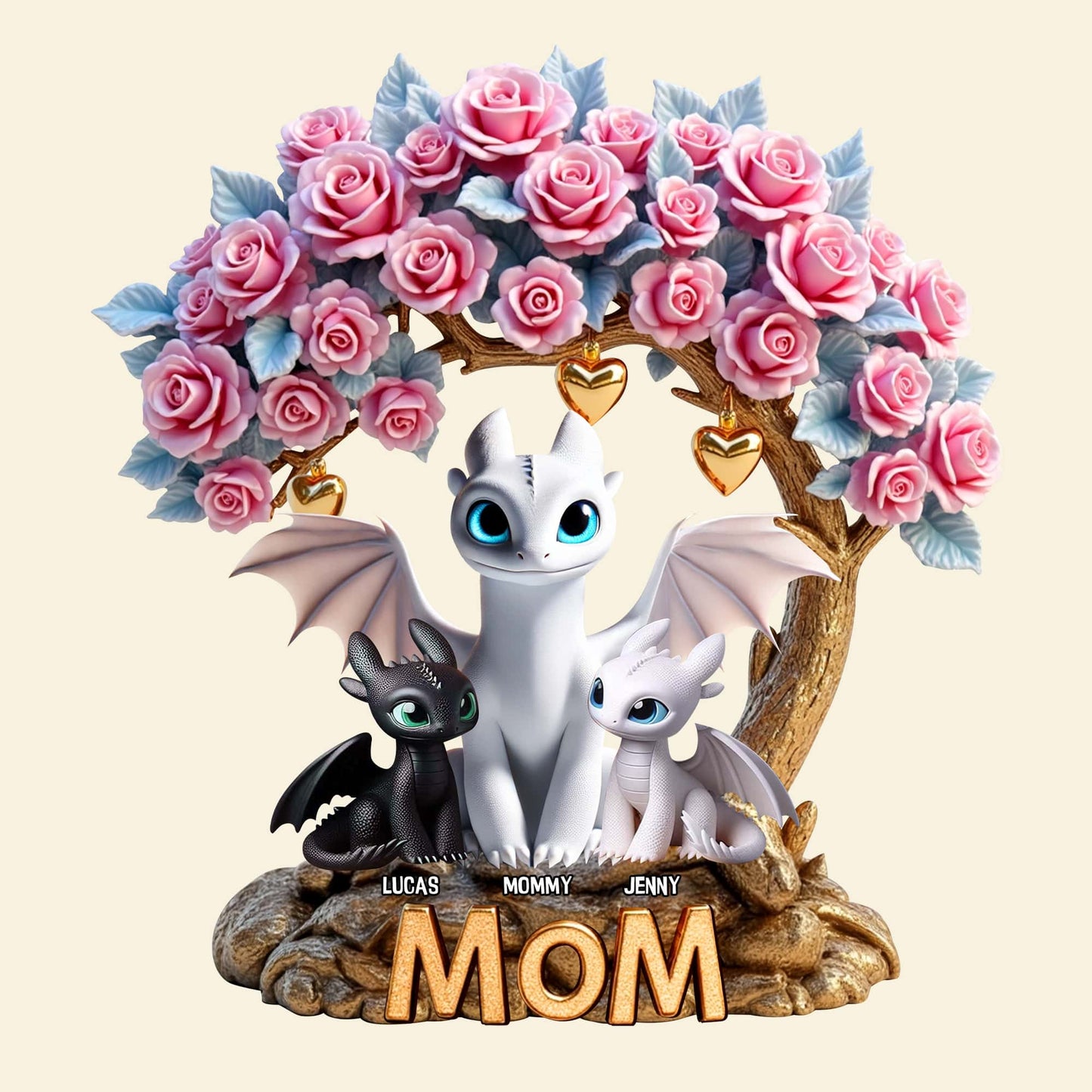 Personalized Gifts For Mom Dragon Plaque 03tgtn190425-Homacus