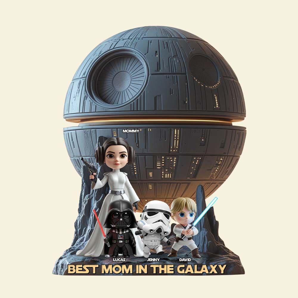 Personalized Gifts For Mom Acrylic Plaque, Best Mom In The Galaxy 01qhtn160425-Homacus