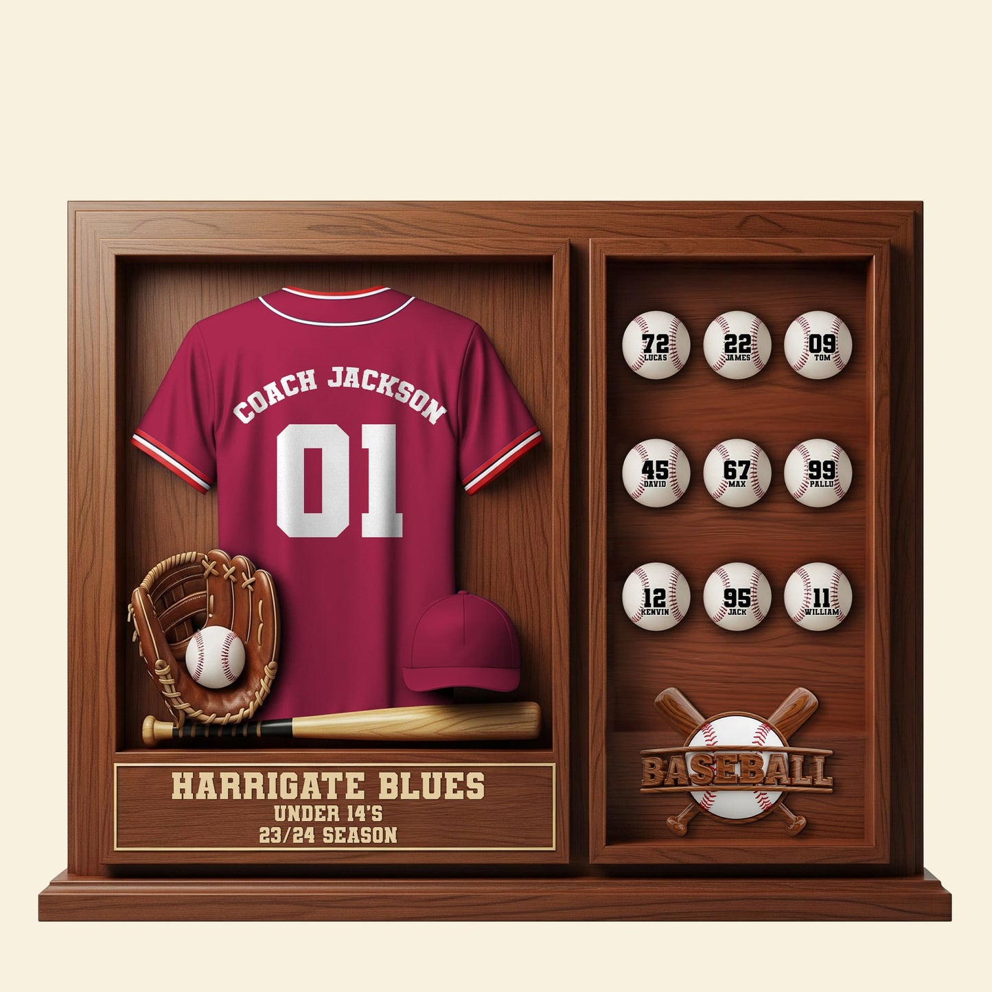 Personalized Gifts For Baseball Coach Acrylic Plaque 03ohtn080725