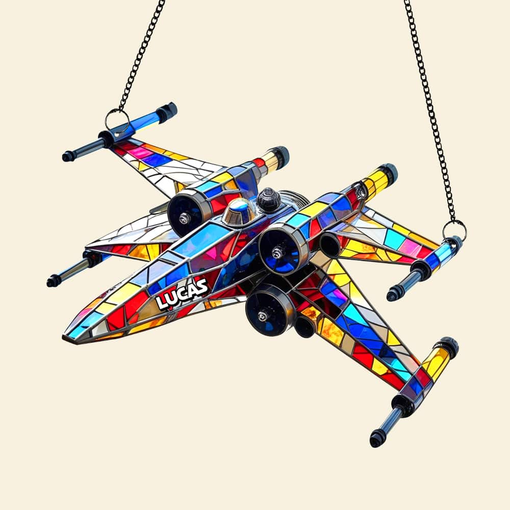 Spaceship Suncatcher   - Personalized Gifts For Galaxy Lovers 05tgtn040825
