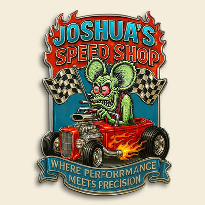 Hot Rod Metal Sign Personalized Gifts For Car Lovers 01patn110825