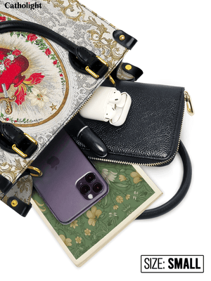 Catholight  Immaculate Heart of Mary Elegance Leather Bag