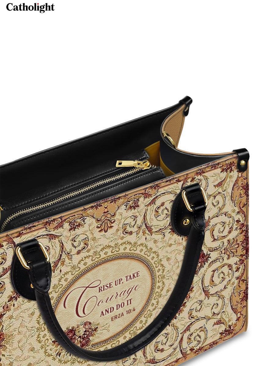Catholight  Strength in Grace Leather Bag