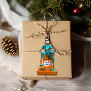 Rivalry Skeleton Ornament - Personalized Gift For Sport Lovers 05OHLU311025