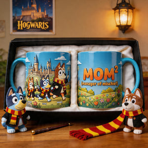 Fantasy Puppy Mom and Kids Coffee Mug - Personalized Gifts For Mom 01natn230426