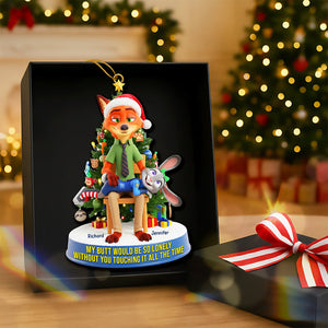 Cheeky Couple Ornament - Personalized Gifts For Couple 02naqn170925