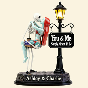 Playful Spooky Couple Acrylic Plaque - Personalized Gift For Couples 01NATN280126
