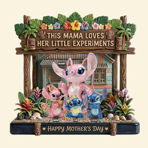 Mama & Little Experiments Acrylic Plaque - Personalized Gifts For Mom 03OHTN310326