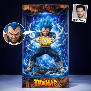 Thunder Power Fighter Shaped Plaque - Personalized Custom Photo Gift 02HUTN180326