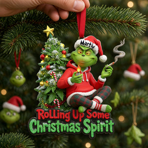 Holiday Chill Mode Christmas Ornament - Personalized Gifts For Christmas 08tolu061026