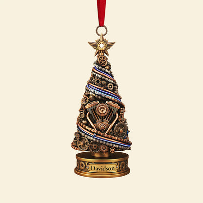 Personalized Gifts For Mechanic Christmas Ornament 03tota250925 - Ornament - GoDuckee