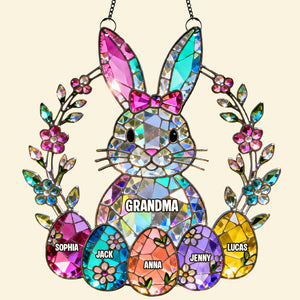Personalized Easter Gifts For Mother's Day Suncatcher Ornament 01natn060226