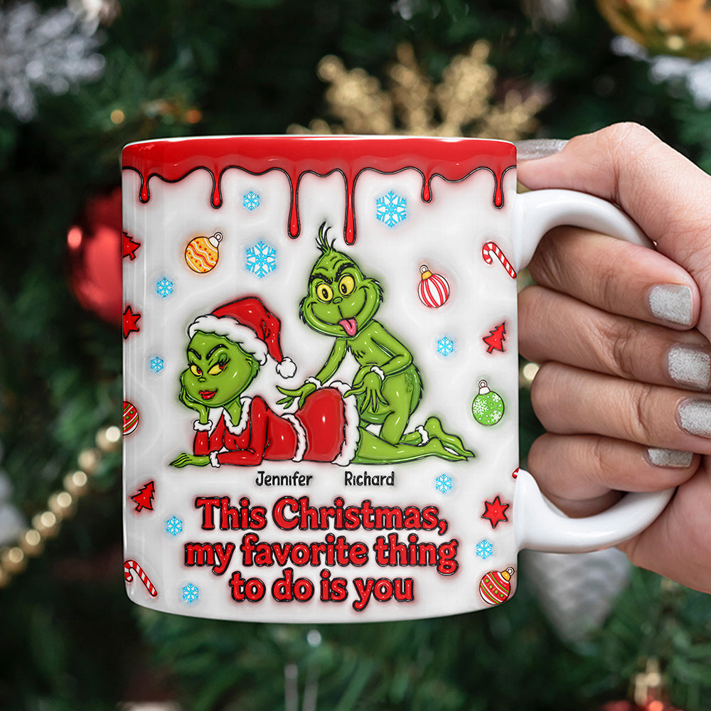 Naughty Green Couple Coffee Mug - Personalized Gifts For Couple 04naqn300925