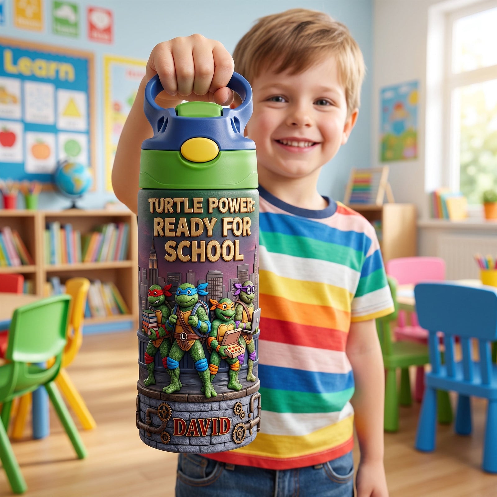 Adventure 12oz Colorful Kid Tumbler Personalized Gifts For Kids 06TOQN270726-Homacus