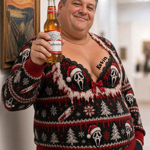 Cheeky Horror Ugly Sweater - Personalized Funny Gifts 03nata290926